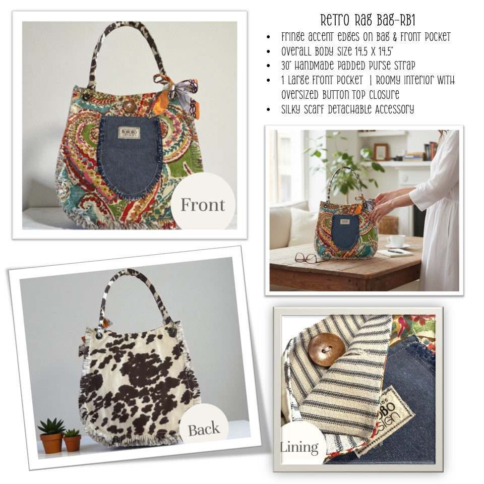 BoHoBo Retro Rag Bag