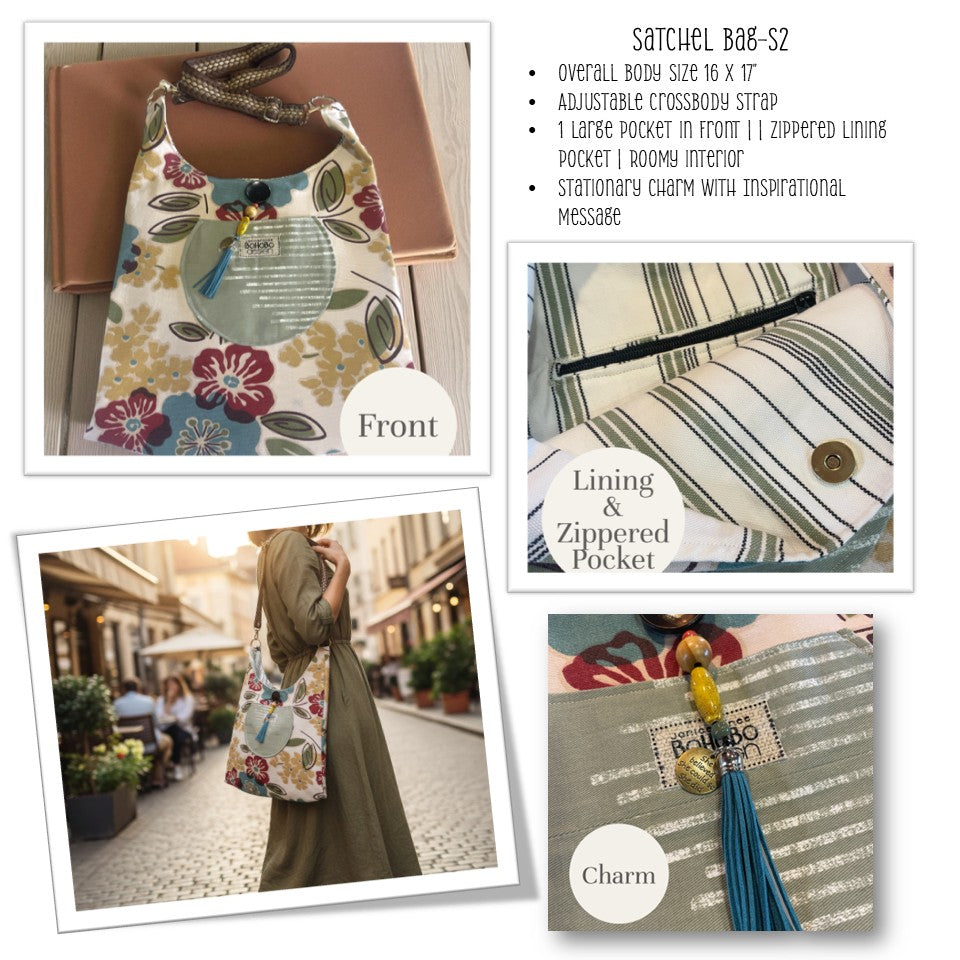 BoHoBo Travel Purse I Satchel I Tote I Bag