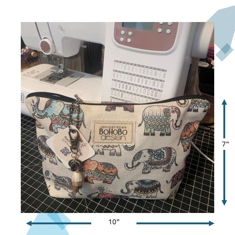 BoHoBo Zippered Travel Pouch