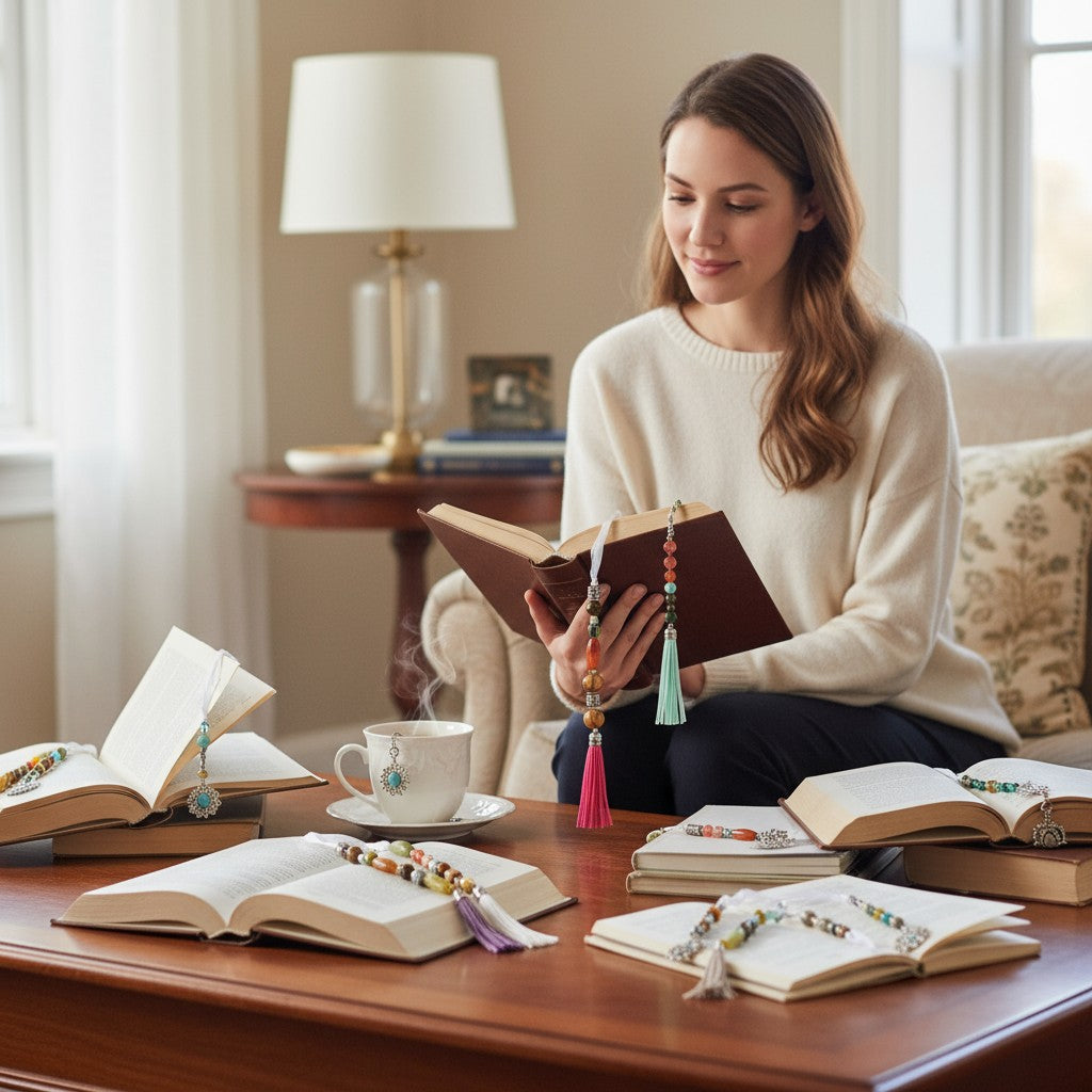 Tassel Beaded BookMarks I Reading I Bible I Recipes I Study
